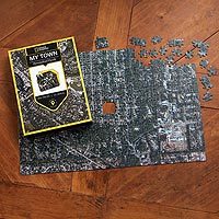 Customized aerial jigsaw puzzle,