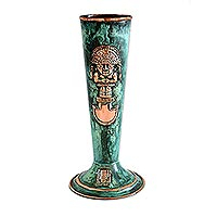 Copper and bronze vase King s Sacrifice Peru