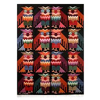 Wool tapestry,