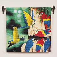 Wool tapestry,