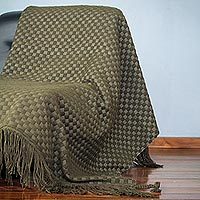Alpaca throw blanket,