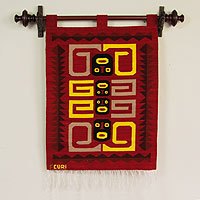 Wool tapestry,
