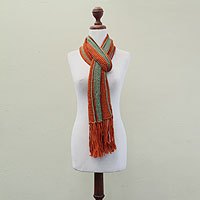 100% alpaca scarf,