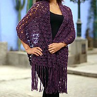 100% alpaca shawl,