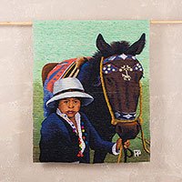 Wool tapestry,