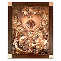 Copper panel,