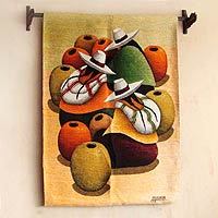 Wool tapestry,