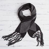 100% alpaca scarf,