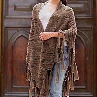 100% alpaca shawl,