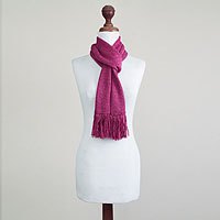 100% alpaca scarf,