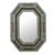 Mirror, 'Sky Blue' - Elegant Handcrafted Reverse Painted Glass Mirror (image 2a) thumbail