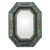 Mirror, 'Nautical Blue' - Hand Made Painted Glass Wall Mirror (image 2a) thumbail