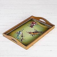 Glass tray,