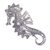Silver filigree brooch pin, 'Filigree Seahorse' - Unique Fine Silver Filigree Brooch Pin (image 2a) thumbail