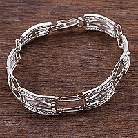 Silver link bracelet Paradigm Peru