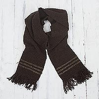 Alpaca blend scarf,