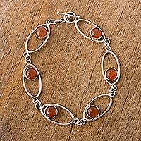 Opal link bracelet,