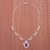 Sodalite filigree necklace, 'Spring Sky' - Sodalite filigree necklace thumbail