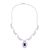 Sodalite filigree necklace, 'Spring Sky' - Sodalite filigree necklace (image 2a) thumbail