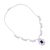 Sodalite filigree necklace, 'Spring Sky' - Sodalite filigree necklace (image 2f) thumbail
