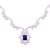 Sodalite filigree necklace, 'Spring Sky' - Sodalite filigree necklace (image 2g) thumbail