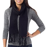 Alpaca blend scarf,