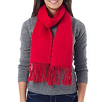 Alpaca blend scarf,