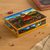 Painted glass jewelry box, 'The Mother and the Child' - Hand Made Peruvian Reverse Painted Glass Jewelry Box thumbail
