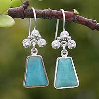 Amazonite earrings,