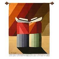 Wool tapestry,