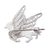 Silver filigree brooch pin, 'Filigree Pegasus' - Hand Made Silver Filigree Brooch Pin (image 2b) thumbail