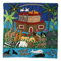 Applique wall hanging,