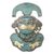Copper and bronze mask, 'The Lord of Sipan' - Handcrafted Bronze and Copper Wall Mask Peru (image 2a) thumbail