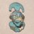 Copper and bronze mask, 'The Lord of Sipan' - Handcrafted Bronze and Copper Wall Mask Peru (image 2b) thumbail