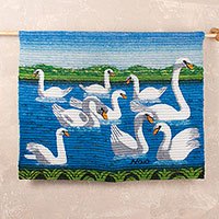 Wool tapestry,