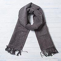 Alpaca blend scarf,