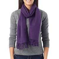 Alpaca blend scarf,