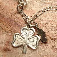 Silver anklet,