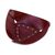 Leather catchall, 'Triangular Essence' - Spare Change Tooled Leather Triangle Catchall from Peru (image 2a) thumbail