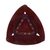 Leather catchall, 'Triangular Essence' - Spare Change Tooled Leather Triangle Catchall from Peru (image 2b) thumbail