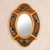 Mirror, 'Autumn Butterfly' - Unique Reverse Painted Glass Wall Mirror thumbail