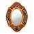 Mirror, 'Autumn Butterfly' - Unique Reverse Painted Glass Wall Mirror (image 2a) thumbail