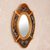 Mirror, 'Autumn Butterfly' - Unique Reverse Painted Glass Wall Mirror (image 2b) thumbail
