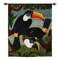 Wool tapestry,