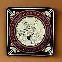 Cuzco ceramic plate,