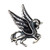Silver filigree brooch pin, 'Pegasus Shadow' - Artisan Crafted Sterling Silver Filigree Brooch Pin (image 2a) thumbail