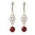 Agate dangle earrings, 'Lady Love' - Agate dangle earrings thumbail