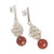 Agate dangle earrings, 'Lady Love' - Agate dangle earrings (image 2c) thumbail