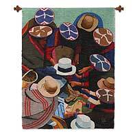 Wool tapestry,