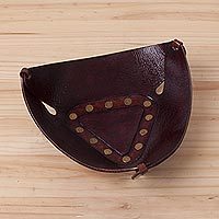 Leather tray,
